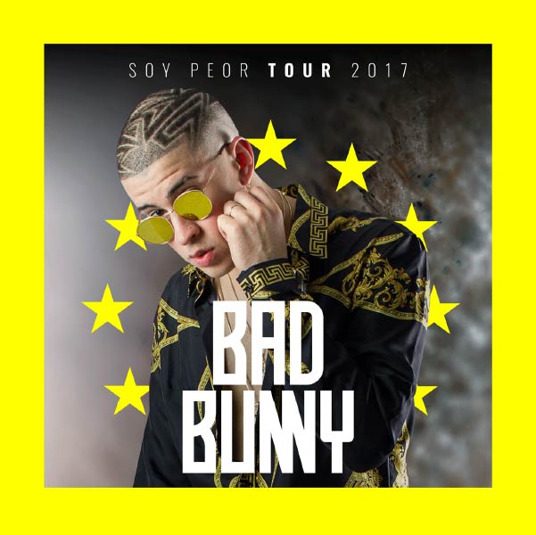 Soy Peor Tour concert of Bad Bunny in Tarragona Tarraco Arena 2017