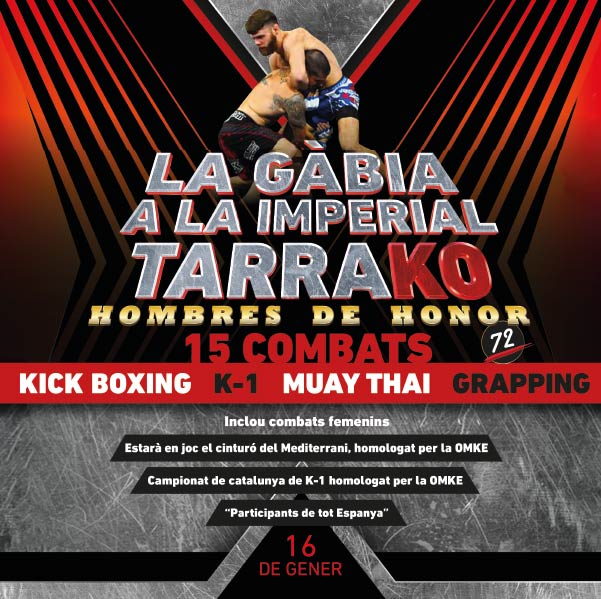 Evento Boxeo MMA Kick Boxing Tarragona Tarraco Arena