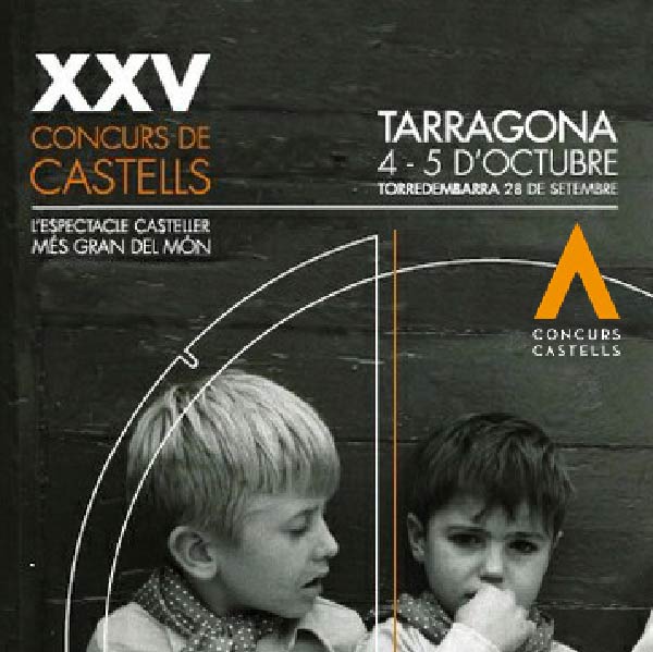 XXV Castells Contest in Tarragona Tarraco Arena 2014