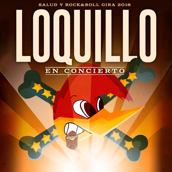 Salud y Rock&amp;Roll tour 2016 concert of Loquillo in Tarragona Tarraco Arena