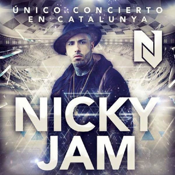 Nicky Jam concert in Tarragona Tarraco Arena Tarragona 2015