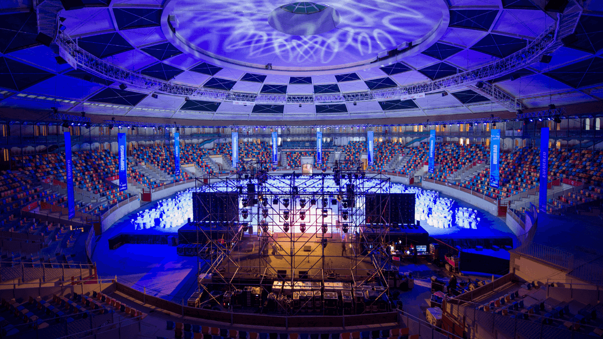 Corporate event timelapse Tarraco Arena