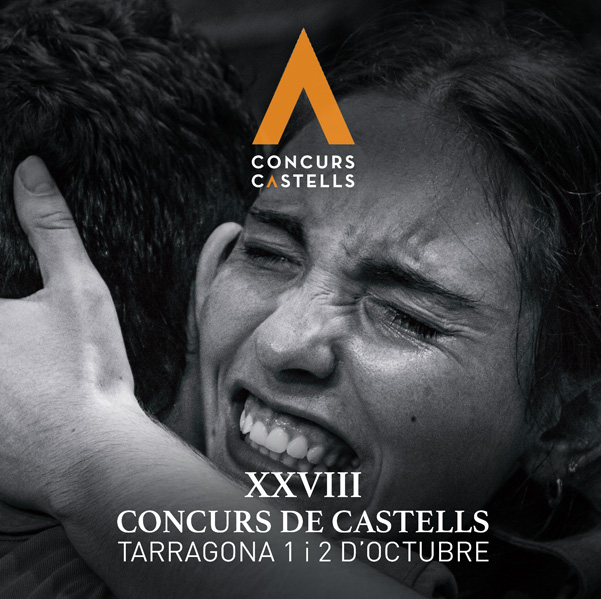 Cartel Concurs castells 2022 Catalunya Tarragona Tarraco Arena