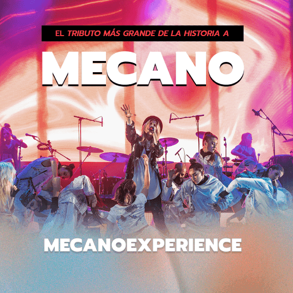 Cartell mecano experience tour 2022 Catalunya Tarragona Tarraco Arena